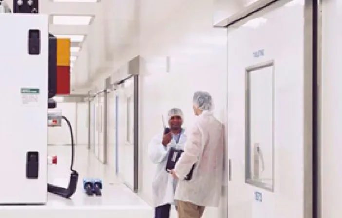 Single Sliding Fiberglass Doors for Sterile Environments