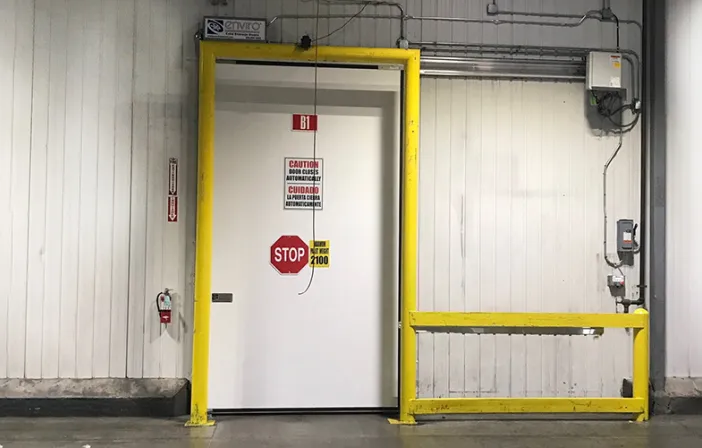 Single Sliding Impactable Door