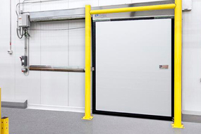 Single Sliding Flexible Panel Cold Storage Doors