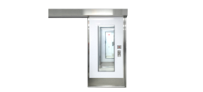 Manual and Power Single Sliding Fiberglass Doors for Sterile Environments