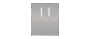 Paired Swinging Manual & Power U.L Rated Fire Doors for Pharmaceutical Environments